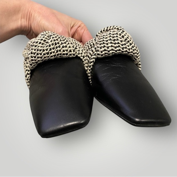 RODO Mules Black Sz 38 Made in Italy - Picture 4 of 7